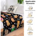 thumbnail image 6 of Cute Capybara Blanket Super Soft Capybara Throw Blanket Flannel Plush Bedding Blankets for Kids Adults Travel Gifts 50"X40", 6 of 6