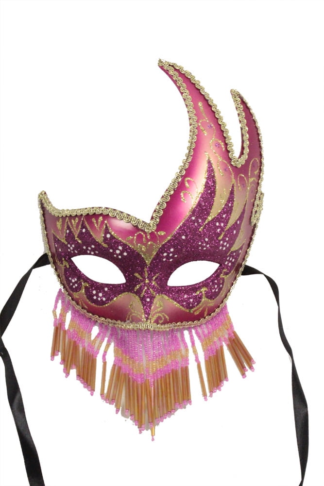 BEADED MASK Glitter Costume MASQUERADE