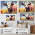 thumbnail image 4 of Designart "Countryside Palette Cow II" Animals Wall Decor, 4 of 5
