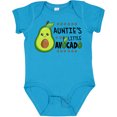 thumbnail image 3 of Inktastic Auntie's Little Avocado with Cute Baby Avocado Boys or Girls Baby Bodysuit, 3 of 5