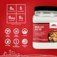 thumbnail image 5 of Hoosier Hill Farm Food Grade Malic Acid, 1.5 lb Jar, 5 of 7