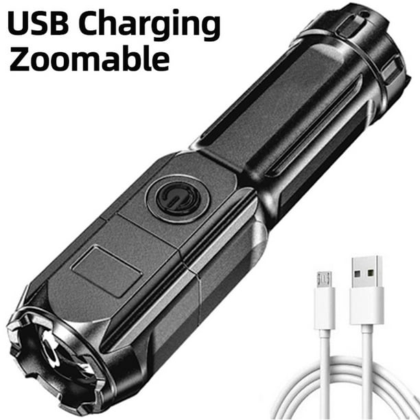 Luz De Emergencia De Mano XPE LED Portable ABS Linterna 1200mAh Batería incorporada USB recargable Wdftyju Para estrenar