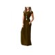 thumbnail image 2 of Vestidos largos holgados de manga corta para mujer, lisos, informales, con bolsillos. Ropa para mujer., 2 of 3