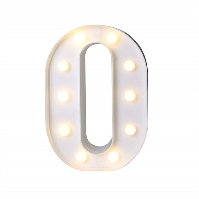Party Decor,LED 26 Alphabet Letter LED Sign Lamp Letter Shape Night Light Stylish and Modern