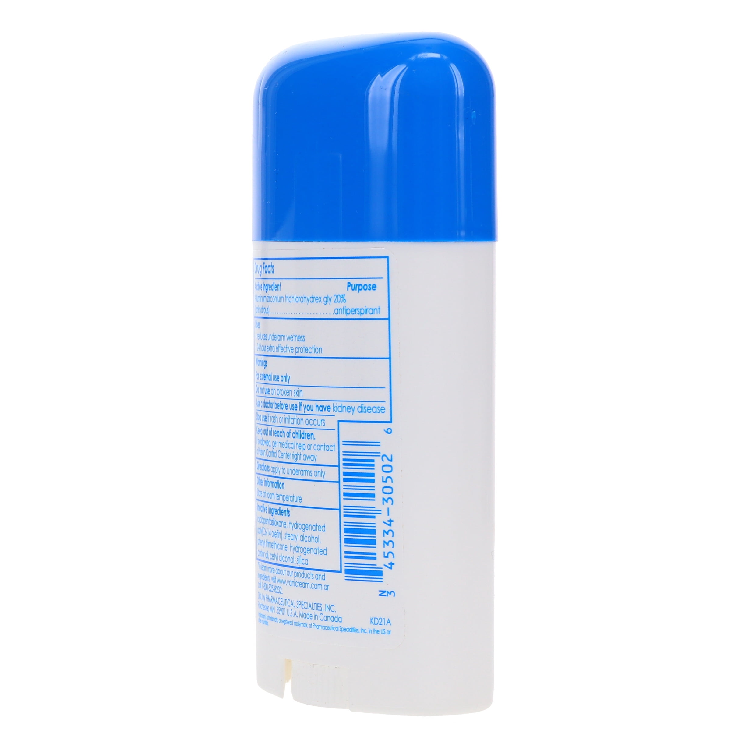 Vanicream Anti-Perspirant Deodorant 2.25 oz