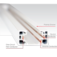 thumbnail image 2 of Elco Ep002 24" Single Circuit H-Track Segment - Nickel, 2 of 5