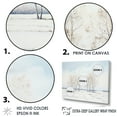 thumbnail image 3 of Designart "Winter'S Minimalist Canvas" Snow Canvas Wall Art, 3 of 7