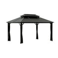 thumbnail image 1 of Sojag Ventura 10 x 14 x 9 ft Dark Grey Gazebo, 1 of 7