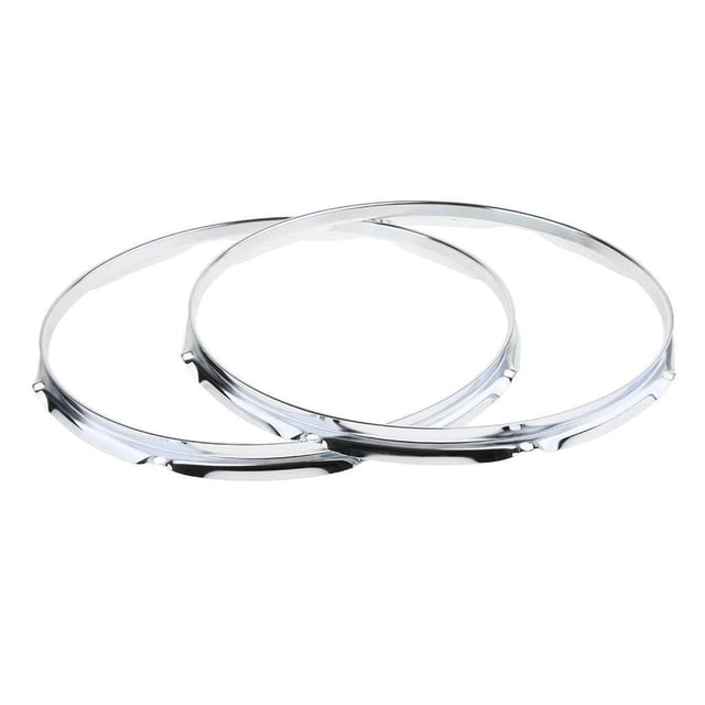 1 Pair Iron Tom Drum Hoop Ring Rim 14inch 8 Holes