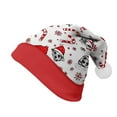 thumbnail image 4 of NMMUED Christmas Hats Christmas Beanie Holiday Hats Christmas Accessories Party Hats for Adults White S, 4 of 4