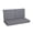 Gray, variant on Olurrisa 48" Outdoor Loveseat Cushion Set, Red Water-Resistant Polyester with 28D Foam for Patio Furniture (1 Seat 2 Backs)