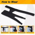 thumbnail image 5 of Hip Brace And Groin Support Compression Wrap Adjustable Groin Brace Wrap For Sciatica Relief Thigh Hamstring Quadriceps Injury Hip Arthritis Zekai, 5 of 5