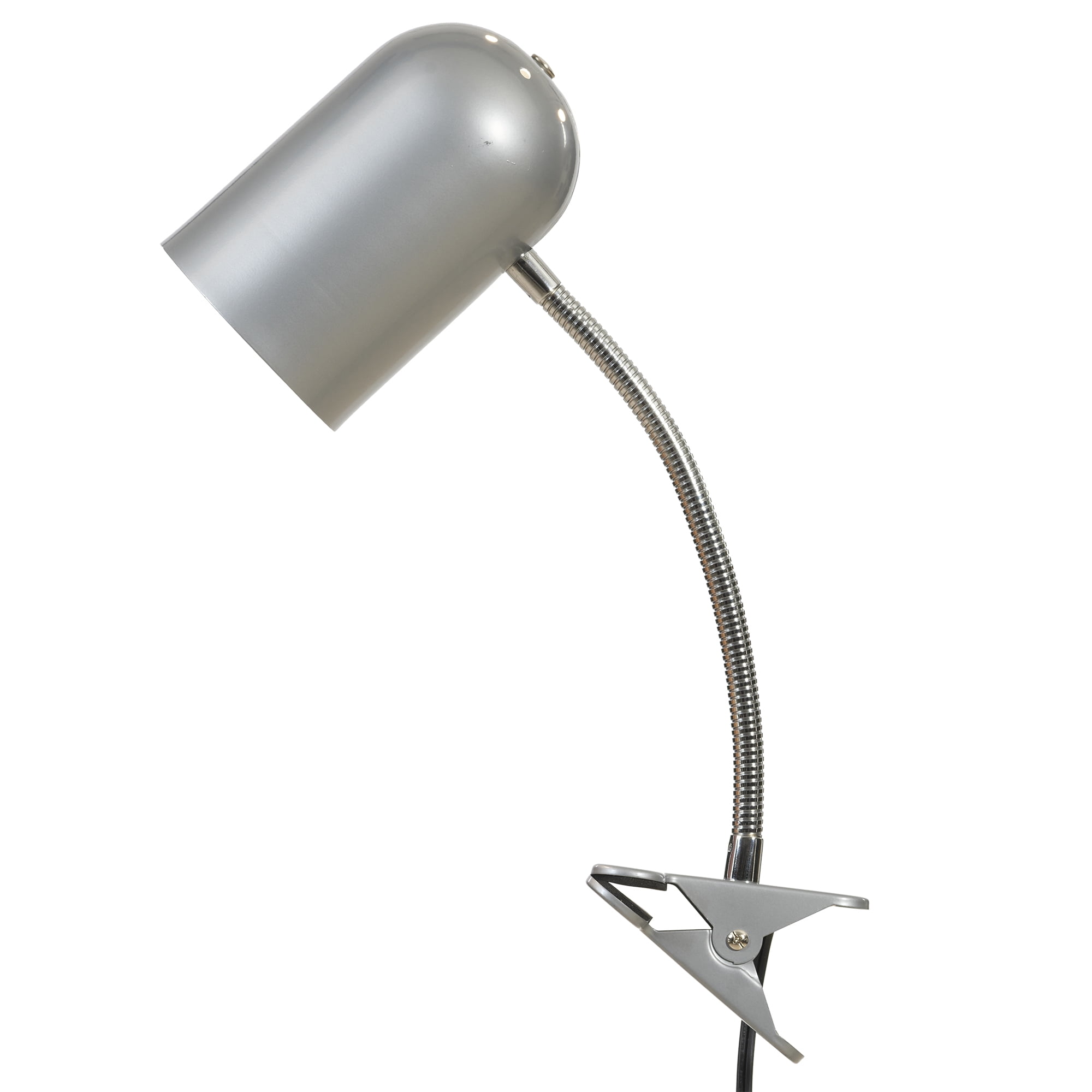(4 pack) Mainstays 15" Metal Clip Task Lamp, Grey