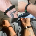 thumbnail image 5 of Eosunjian Unisex Constellation Bracelet Natural Agate Beads Elastic Strap Zodiac Star Sign Distance Friendship Prayer Blessing Bracelet Good Luck Wrist Jewelery Holiday Gift Capricorn 19cm, 5 of 13