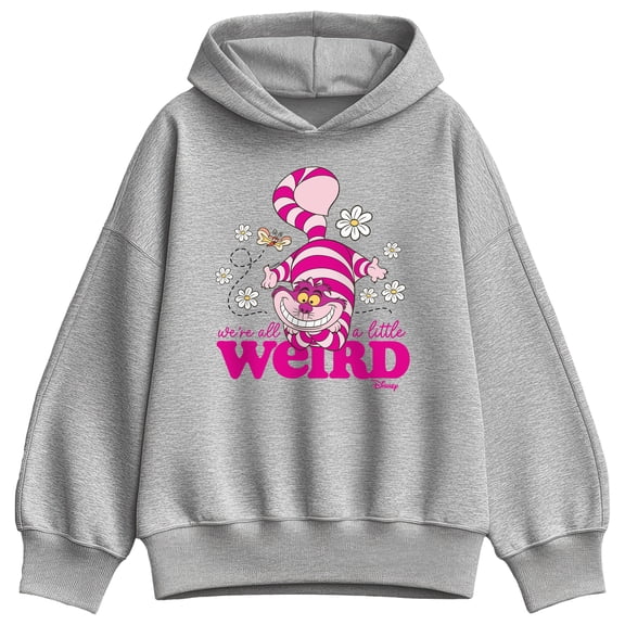 Alice in Wonderland - We're All a Little Weird Women's Oversized Fleece Hoodie Sweatshirt