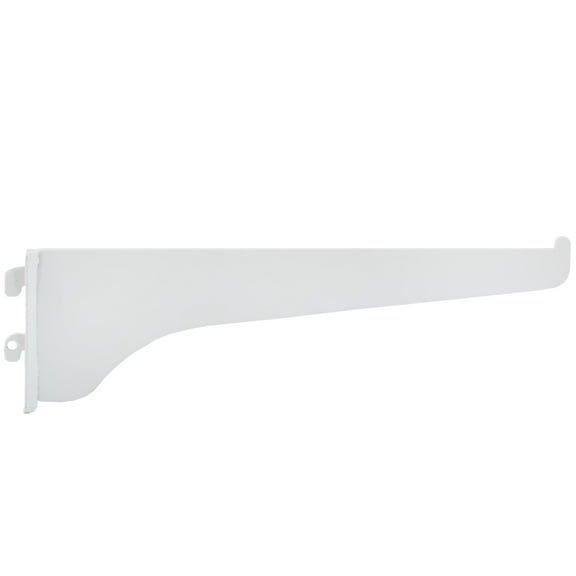 Single Track Shelf Bracket, 8 Inches, White by Stone Harbor Hardware