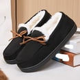 thumbnail image 6 of Gamivast Loafers for Women Comfortable Winter Fuzzy Fleece Lined Slip-On Shoes with Anti-Slip Warm Cozy Round Toe Loafer Lightweight Memory Foam Flat Heel Shoes for Indoor Outdoor Walking, 6 of 6