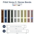 thumbnail image 7 of Wanme Bands Compatible with Fitbit Versa 3 /4 Fitbit Sense / Sense 2, Adjustable Wristband for Fitbit Versa 3 / 4 Fitbit Sense / Sense 2 for Women and Men, 7 of 7