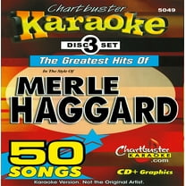 Chartbuster Karaoke: Merle Haggard 3 CDG Set 50 Songs