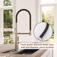 thumbnail image 5 of Boyel Living Kitchen Faucet Brushed Nickel, 2 Mode 1.8 gpm Single Handle Kitchen Sink Faucet, Kitchen Faucet for Kitchen Sink, 5 of 8