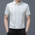 thumbnail image 4 of Men's Casual Lapel Striped POLO Shirt, 4 of 8