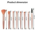 thumbnail image 2 of Makeup Brushes,Makeup Brush Set, 8 PCS Travel Make Up Brush Kit Mini,Cosmetic Brushes for Face Foundation Blush Eye Shadow (Pink), 2 of 7