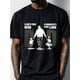 thumbnail image 1 of Especial del Día del Padre: Camiseta gráfica "El primer héroe de un hijo, papá" para hombre - Suave 100 % algodón, transpirable y de secado rápido, cuello redondo negro con cita conmovedora, perfecta, 1 of 6
