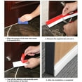 thumbnail image 5 of Yesbay 2 Rolls Door Sealing Stoppers Noise Reduction Self-adhesive Guarding Soundproofing Stop Wind Dust-proof Door Seal Strips Door Accessories, 5 of 7
