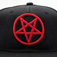 thumbnail image 3 of Gorra Plana Negra Unitalla Pentagrama Rojo, 3 of 5