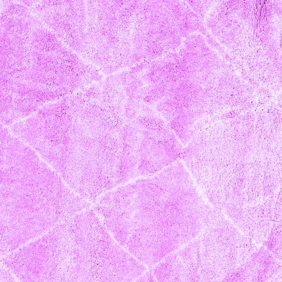 Ahgly Company Indoor Square Trellis Purple Modern Area Rugs, 7' Square