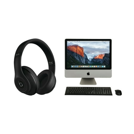 Apple MA876/C2D/4/250 Refurbished 20" iMac Desktop & Beats Studio 2.0 Headphones
