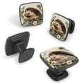 thumbnail image 2 of 4 Pcs Cabinet Handle Drawer Pulls Hedgehog Knobs with Screws Square Furniture Office Cabinet Knob Decoration, 2 of 7