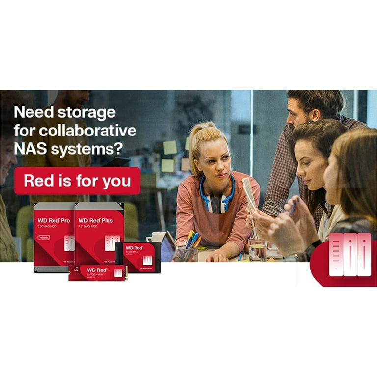 新品未開封即購入可　 WD Red PLUS 10TB WD Red Plus 10TB NAS Internal Hard Drive WD101EFBX - Best Buy