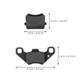 thumbnail image 2 of OUNONA 2 Sets Front Rear Brake Pads Disc Brake Pads for ATV UTV Dirt Bike Motorcycle Parts, 2 of 8