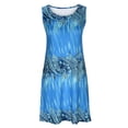 thumbnail image 4 of SMihono Robe Bohème d'Été pour Femmes Grande Taille Robe Débardeur Décontractée Sans Manches de Printemps/été pour Femmes Robe Ample à Col Rond, 4 of 9