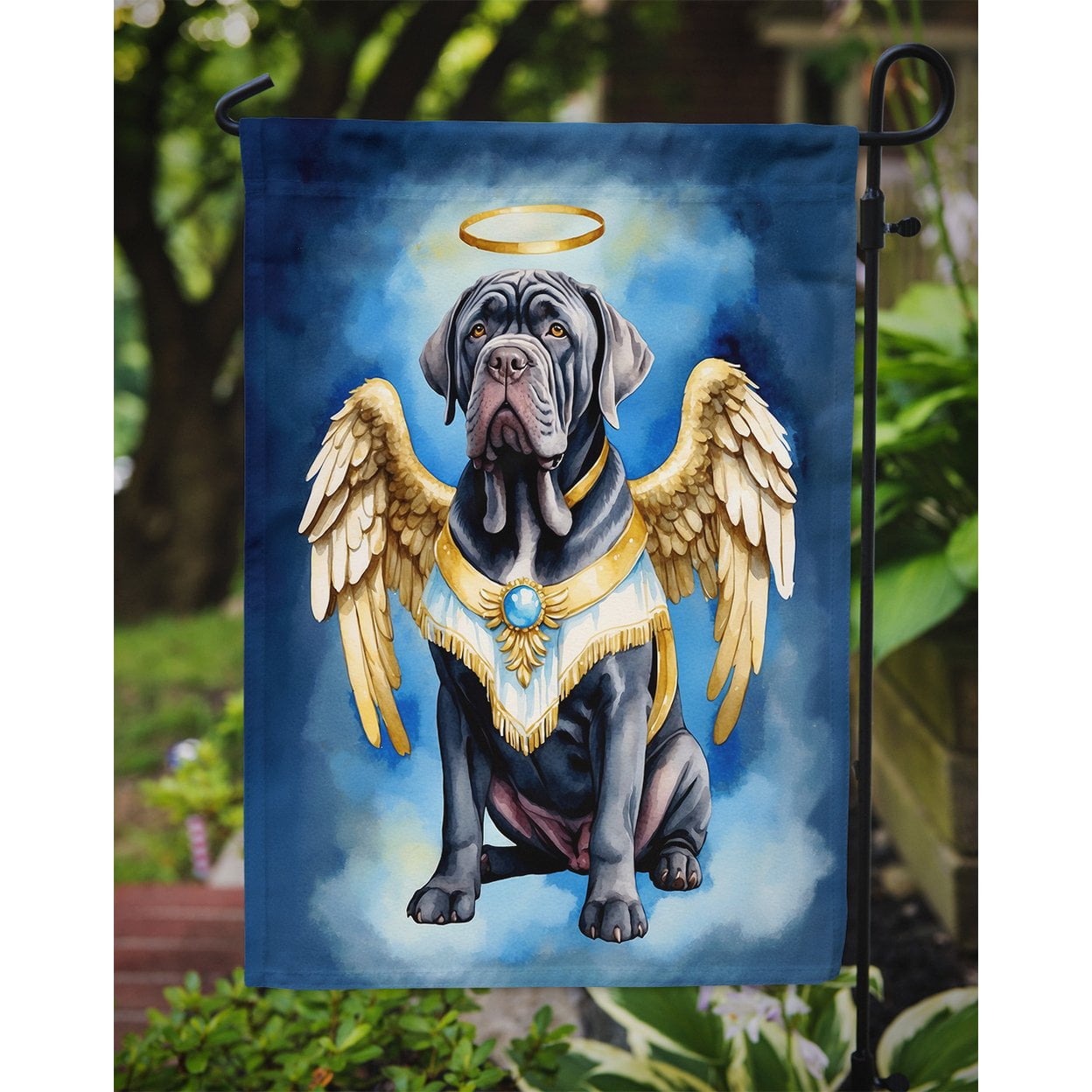 Neapolitan Mastiff My Angel Garden Flag 11.25 in x 15.5 in