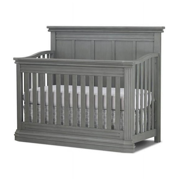 Sorelle Furniture  59 x 32 x 51 in. Sutton 4-in-1 Crib, Grigio
