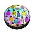 thumbnail image 3 of Easygdp Graffiti Pineapples Wheel Sun Guard, Spare Tire Cover,Universal Trailer Suv Truck Camper Travel,Easy To Install And Remove -16 Inch, 3 of 9