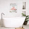 thumbnail image 5 of Funny Bathroom Wall Art Cute Pigs in the Bathtub on Rustic Planks Bathroom Canvas Wall Art Country Animal Butterfly Art Wall Decor for Bathroom Living Room, Bedroom Ready to Hang,16x24 Inches., 5 of 5