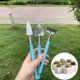 thumbnail image 3 of ZHAOCHENG Juego de miniherramientas de jardinería, 6 piezas/juego de miniherramientas de jardinería: minirastrillo, paleta y pala para macetas, suculentas, plántulas, bonsáis y plantaciones, 3 of 5