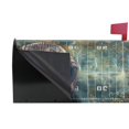 thumbnail image 4 of Ryvnso Mailbox Cover Magnetic Abstract Cool Rugby Mailbox Wrap Large Size 25.5x21 Inch, 4 of 8