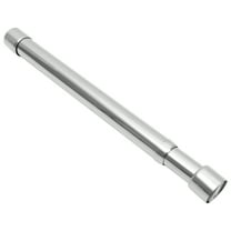 LAMIRO Adjustable Closet Rod for Hanging Clothes Metal Closet Rod