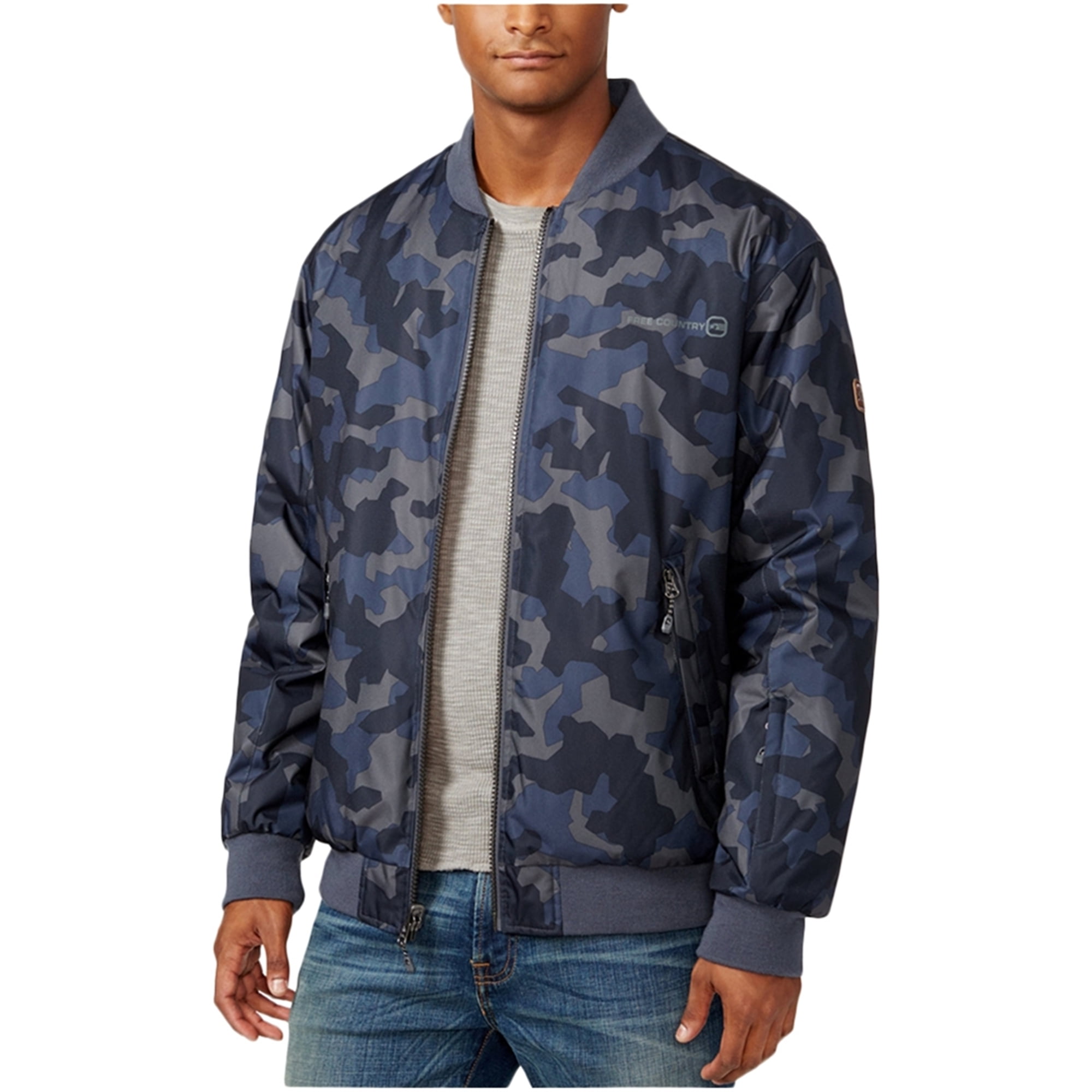 Free Country Mens Reversible Camo Bomber Jacket, Brown, X-Large -  Walmart.com