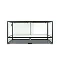 thumbnail image 4 of REPTIZOO Large Reptile Glass Terrarium, Tall Extra - Long 48" L x 24" D x 24" H Reptile Terrarium Tank 120 Gallon with Sliding Door and Screen Ventilation, Full View Reptile Enclosure, Easy Assembly, 4 of 7