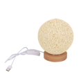 thumbnail image 4 of Twine Lampshade Light Wood Lámpara De Noche Decorativa Lámpara De Pantalla Tejida A Mano Para El Hogar Y La Oficina Advancent HA026875-01, 4 of 7