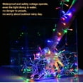 thumbnail image 2 of IMAGE 9.8ft * 6.6ft Curtain Lights, Solar Power Driver (2-Way ) 8 Modes Flashing String Lights for Wedding Party Backdrops, 2 of 7