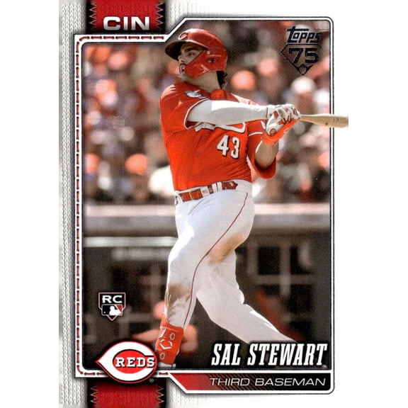 2026 Topps #372 Sal Stewart RC Rookie Cincinnati Reds Series 2 MLB Baseball Base Trading Card