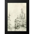 thumbnail image 2 of Caroline, Emma 13x18 Black Modern Framed Museum Art Print Titled - Foggy Pine Forest II, 2 of 5
