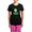 With Pink Pant, variant on CafePress - St. Patrick's Day Green Pand Women's Dark Pajamas - Women's Short Sleeve Print T-Shirt and Pants Dark Cotton Pajama Set