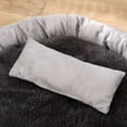 thumbnail image 4 of KYAIGUO Pet Beds Small Cozy Cloth Dog Bed with Cushion, Gray, 4 of 5